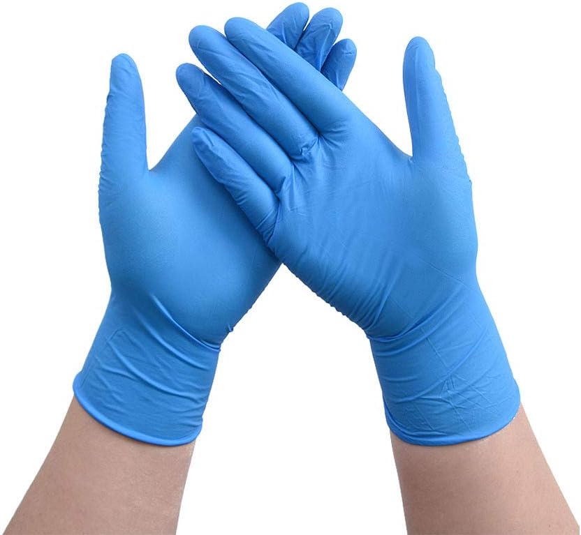 Blue MyWin nitrile disposable gloves